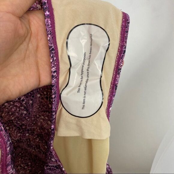 Swimsuit for all Halter Top Swimsuit‎ Open Back Geometric Plunge Sexy Strap - Picture 9 of 10